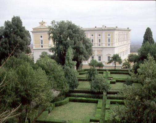 View of the villa and garden, designed by Jacopo Vignola (1507-73) and his successors for Cardinal A od 