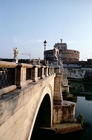 View over the Tiber towards the Castel Sant' Angelo (photo)
