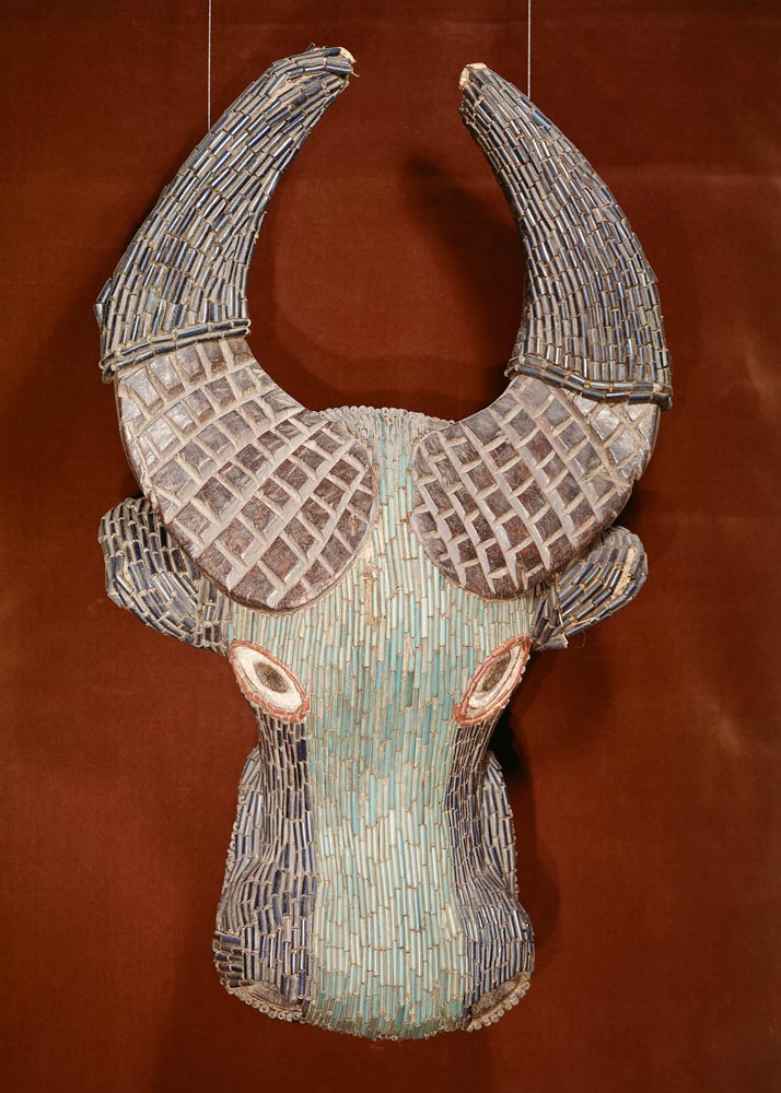 Water Buffalo Mask / Bamileke, Gabun / od 