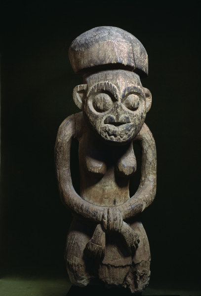 Weibl. Figur, Bamum, Kamerun / Holz od 