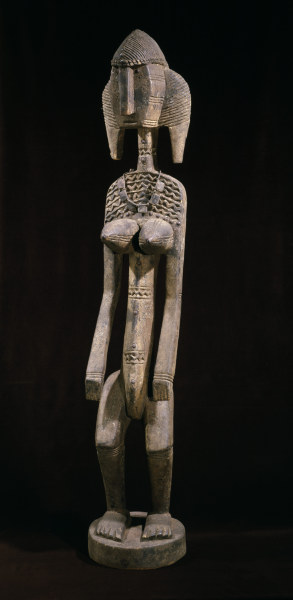Weibliche Ahnenfigur, Bamana, Mali/Holz od 