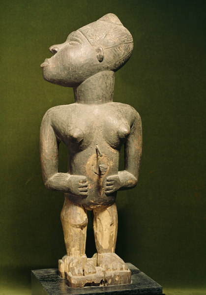 Weibliche Figur, Kongo / Holz od 