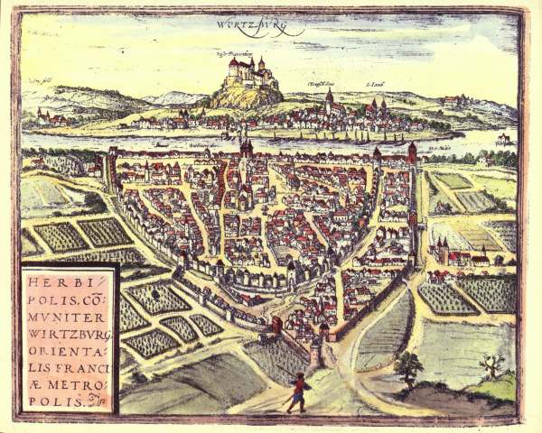 Würzburg / Braun-Hogenberg 1572-1618 od 