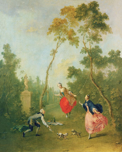 Scene Galante in a Park od Norbert Grund