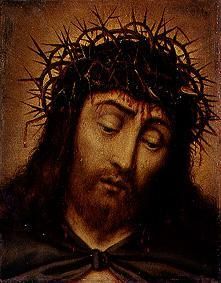 Head Christi with crown of thorns od Oberitalienisch