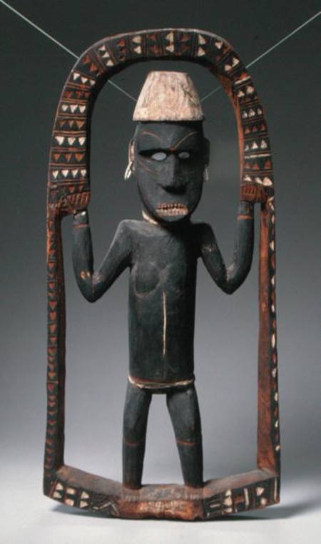 Figure from Canoe House, Solomon Islands od Oceanic