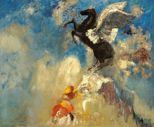 The Black Pegasus od Odilon Redon