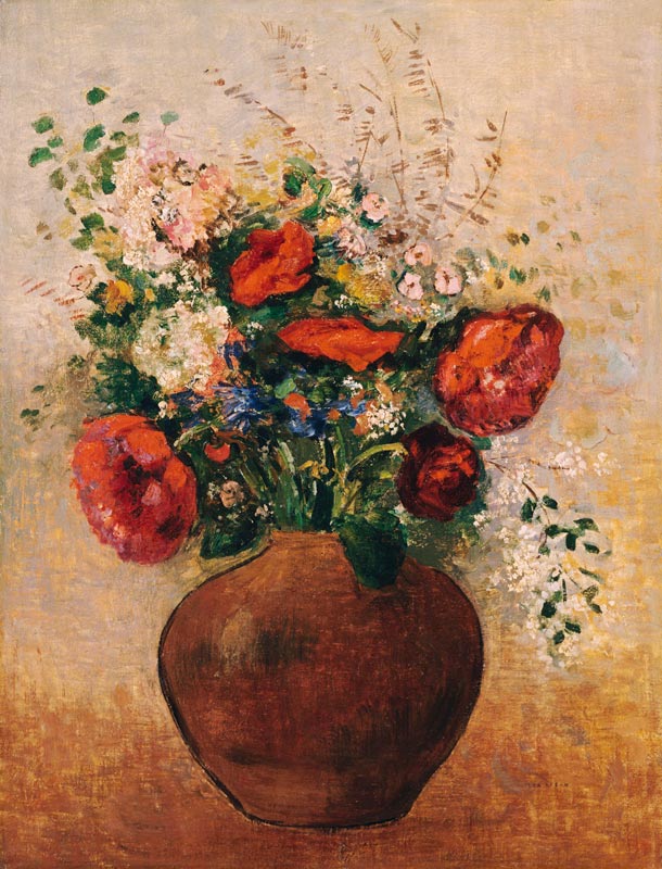 Vase Of Flowers od Odilon Redon