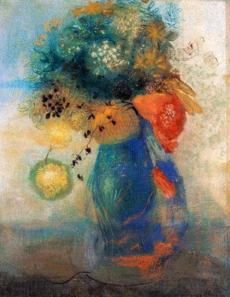 Vase of flowers od Odilon Redon