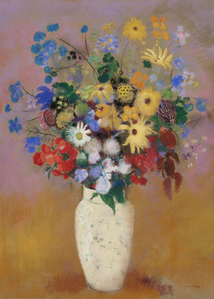 Vase of Flowers od Odilon Redon