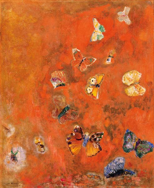 Evocation of Butterflies od Odilon Redon