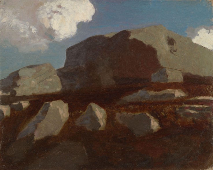 Landscape with Rocks, near Royan od Odilon Redon