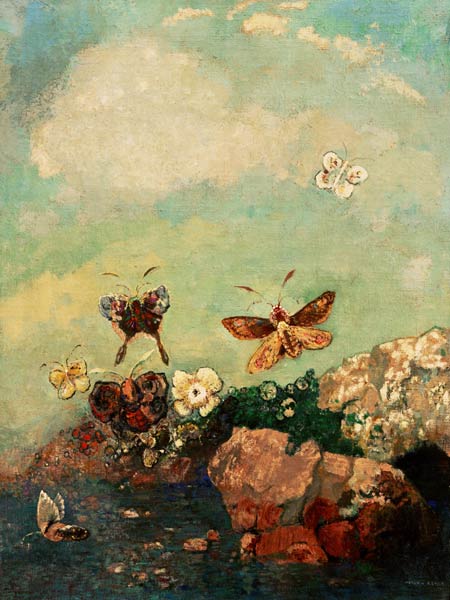 Butterflies od Odilon Redon