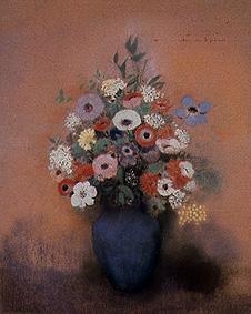 Vase de fleurs. od Odilon Redon
