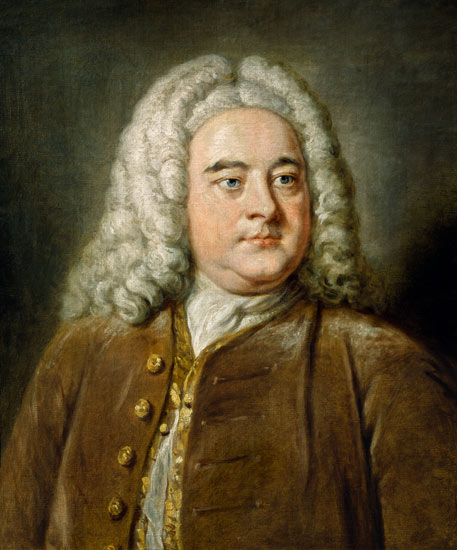Portrait of George Frederick Handel (1685-1759) od of Bath Hoare