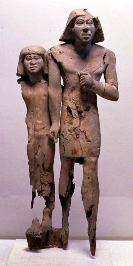 Anonymous couple known as the Memphis Couple od Old Kingdom Egyptian
