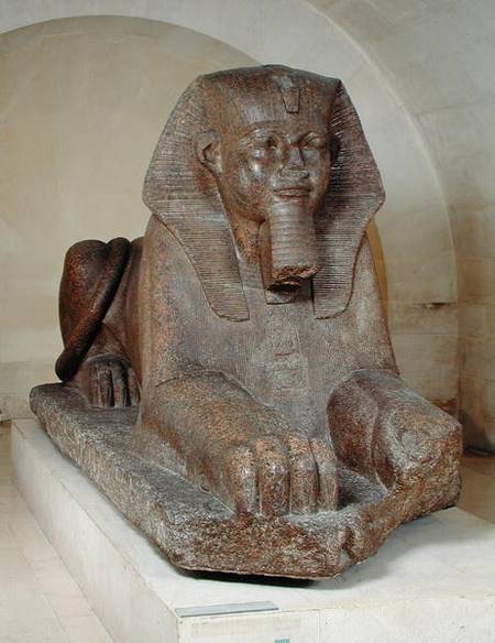 Large sphinx, from Tanis od Old Kingdom Egyptian