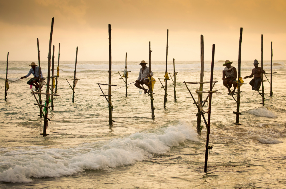 Fishermen on stilts od Olivier Schram