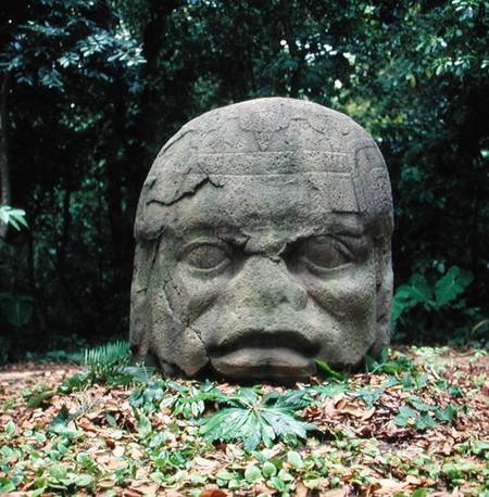 Colossal Head 4, Pre-Classic Period od Olmec