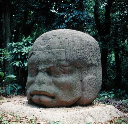 Colossal Head 4, preclassic od Olmec