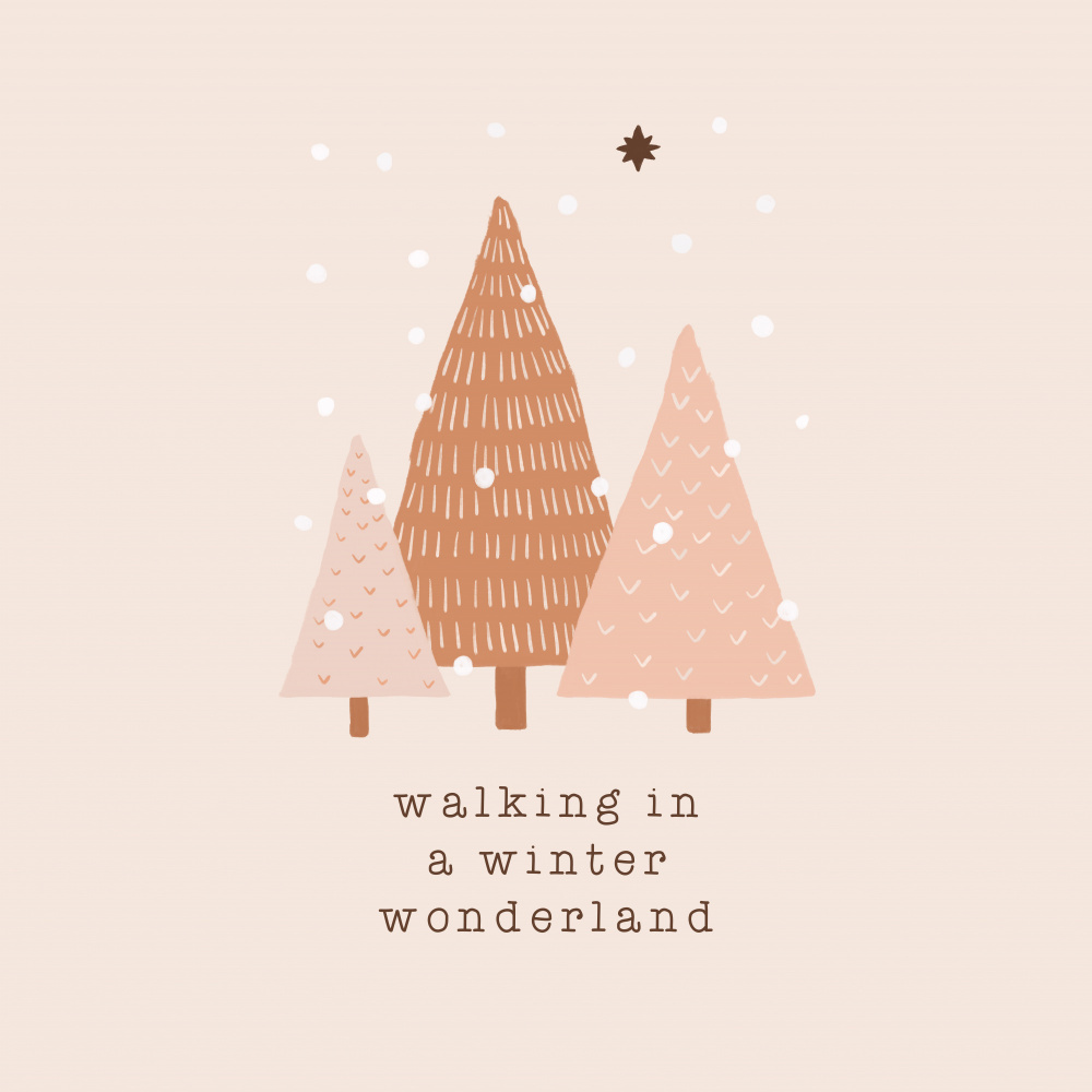 Walking In a Winter Wonderland od Orara Studio