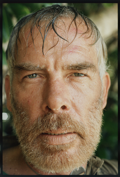Lee Marvin on set for Hell in the Pacific od Orlando Suero