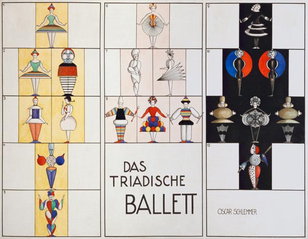 Figures for Tiradic Ballet od Oskar Schlemmer