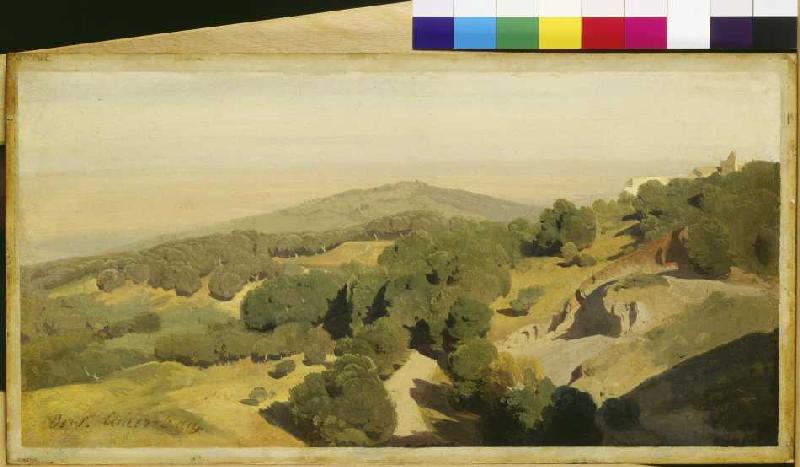 Sabiner Berge bei Tivoli od Oswald Achenbach