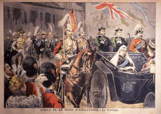 Jubilee of the Queen of England: The Cortege, illustration from 'Le Petit Journal', 27 June 1897 (co od Oswaldo Tofani