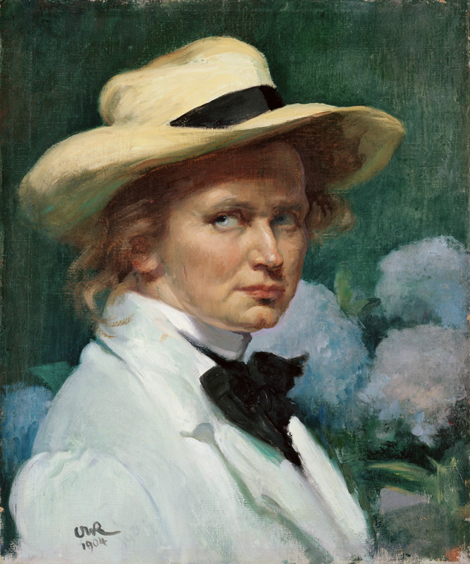 Self-Portrait with Hat od Ottilie Roederstein