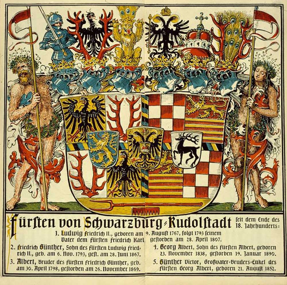Princes of Schwarzburg-Rudolstadt od Otto Hupp