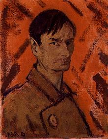 Self-portrait od Otto Mueller