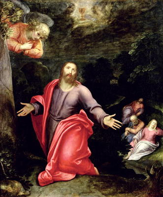 Jesus in the Garden of Olives, c.1590-95 (oil on canvas) od Otto van Veen