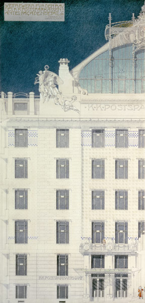 Vienna , PO savings bank od Otto Wagner