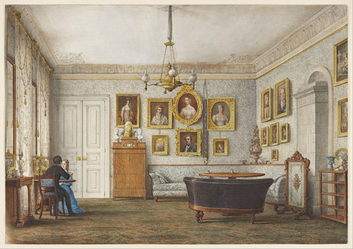 Salon in a Residence of the Duke of Leuchtenberg od Otto Wagner