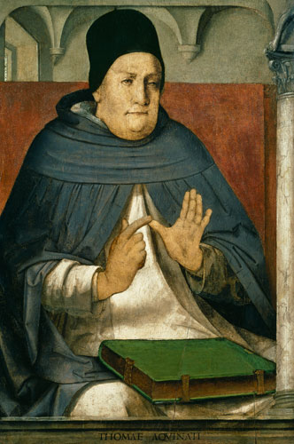 Portrait of St. Thomas Aquinas (1225-74) od P. P.