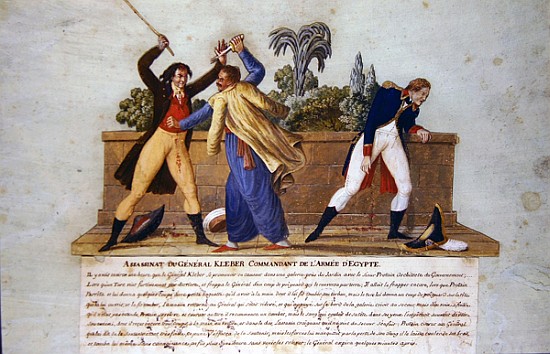 The Assassination of General Kleber by a Fanatic, 14th June 1800 od P. A. Lesueur
