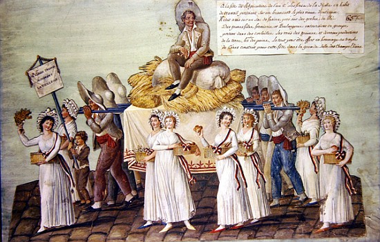 The Feast of Agriculture in 1796 at Paris od P. A. Lesueur