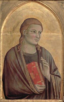 St. John the Evangelist (tempera on panel) od Pacino  di Buonaguida