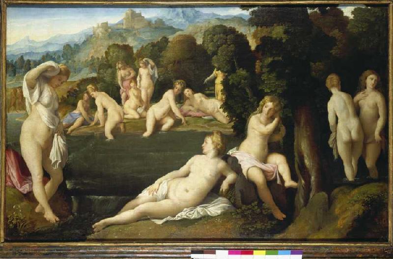 Diana discovers the false step of the Callisto. od Palma il Vecchio (eigentl. Jacopo Negretti)