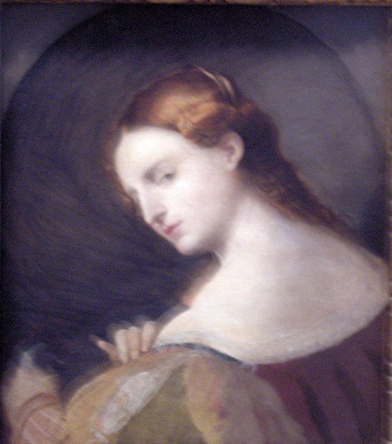 Young Woman in Profile od Palma il Vecchio (eigentl. Jacopo Negretti)