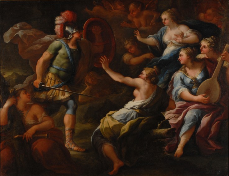 Achilles Discovered by Ulysses Among the Daughters of Lycomedes at Skyros od Paolo de Matteis