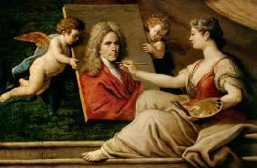 Self Portrait in an Allegory of the Arts