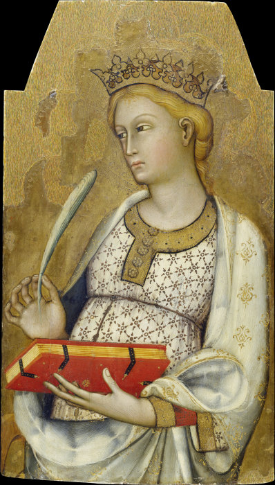 Saint Catherine of Alexandria od Paolo di Giovanni Fei