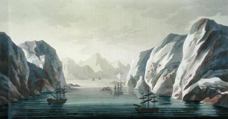 Seeking the North West Passage - the British Voyage to Spitzbergen, 1818, from 'Le Costume Ancien et od Paolo Fumagalli