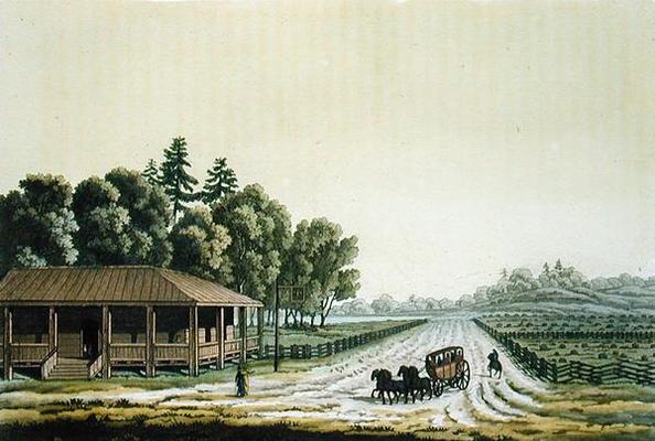 View of Capitol Hill, Washington (colour engraving) od Paolo Fumagalli
