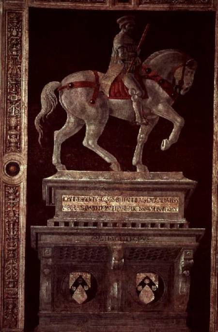 Equestrian Monument of Sir John Hawkwood (1320-94) od Paolo Uccello