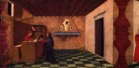 Predella of the Profanation of the Host: The Christian Woman Forced to Redeem her Cloak at the Price od Paolo Uccello