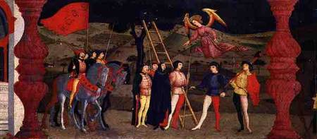 Predella of the Profanation of the Host: The Repentant Christian Woman is Hanged for Pawning the Con od Paolo Uccello