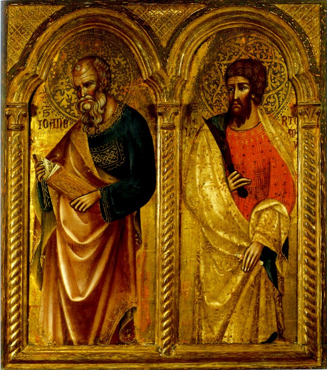 Apostles Saint James and Saint Bartholomew od Paolo Veneziano